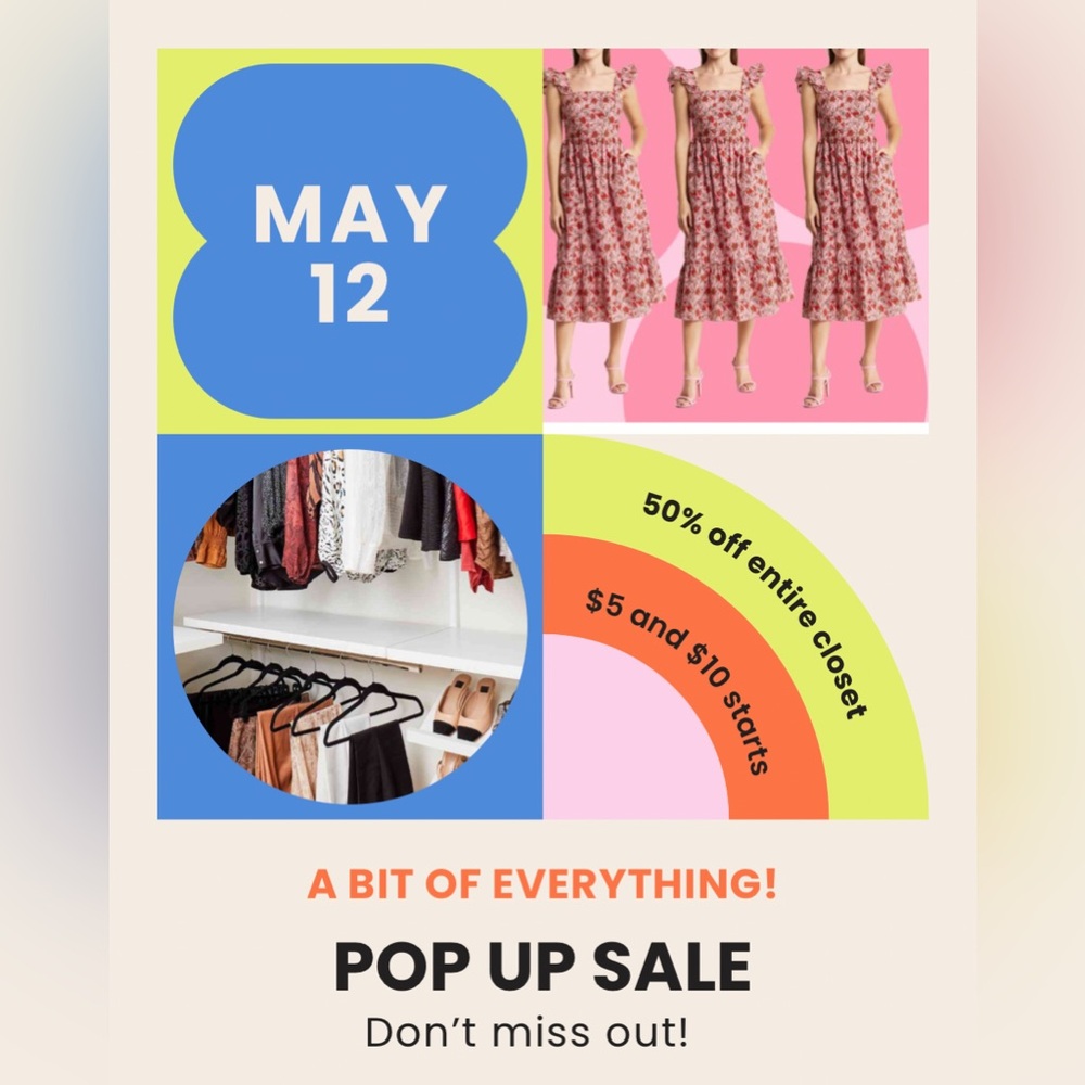 Pop Up Sale!